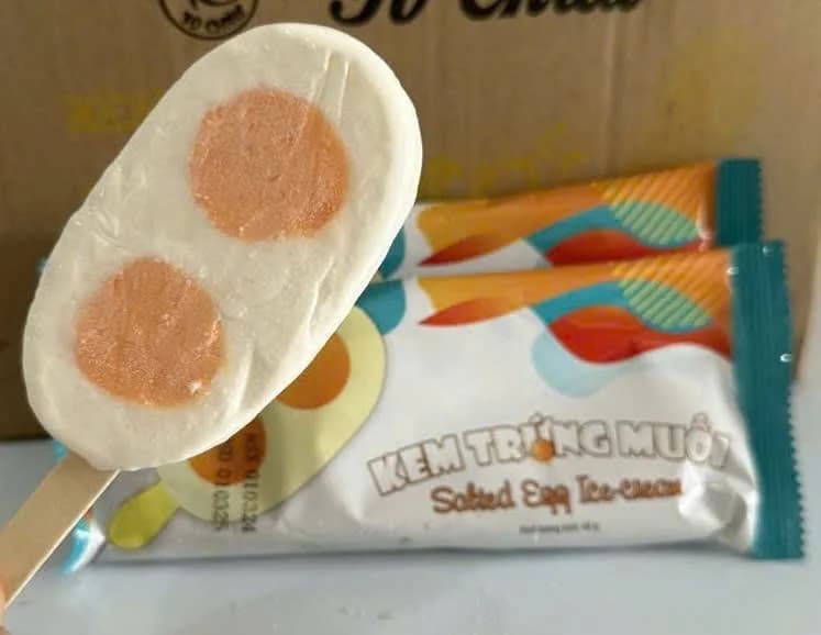 Kem trứng muối